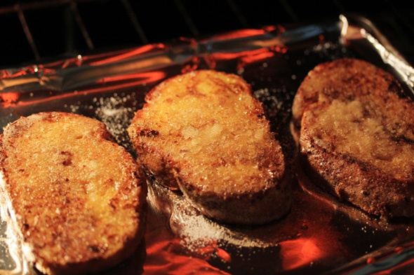 Sugar-crusted Vanilla Bean & Cinnamon French Toast