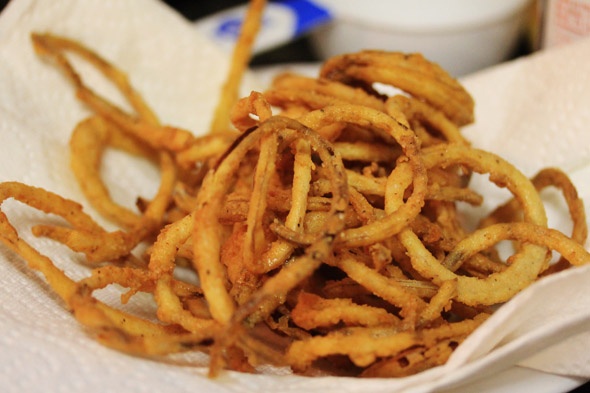 Seared Steak Sandwich with Garlic Parmesan Fries