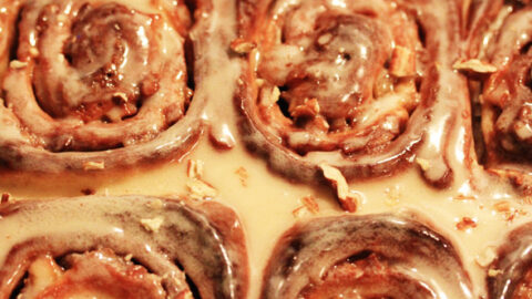 Image for Maple Glazed Apple Pecan Cinnamon Rolls