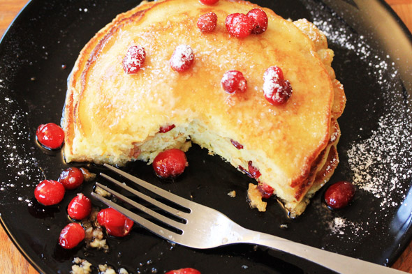 Cranberry Orange Pancakes