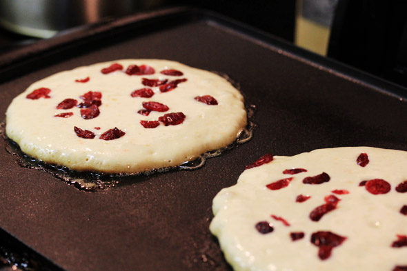 Cranberry Orange Pancakes