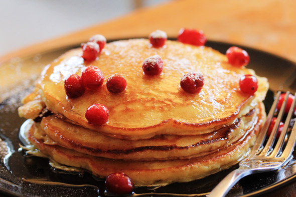 Cranberry Orange Pancakes