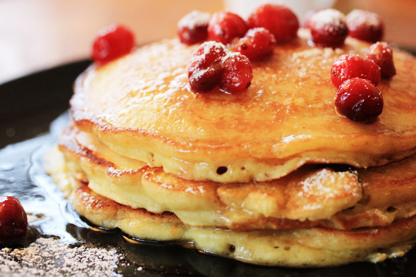 Cranberry Orange Pancakes
