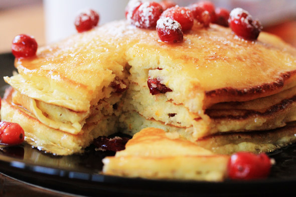 Cranberry Orange Pancakes