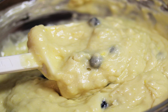 Lemon Sugar Crusted Blueberry Muffins