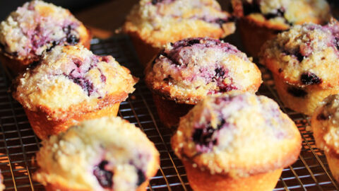Image for Lemon Sugar Crusted Blueberry Muffins