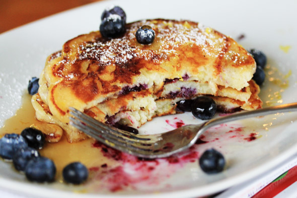 Blueberry & Lemon Buttermilk Pancakes