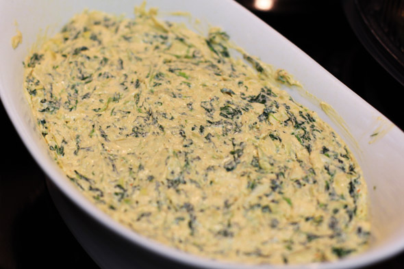 Hot Cheesy Spinach & Artichoke Dip