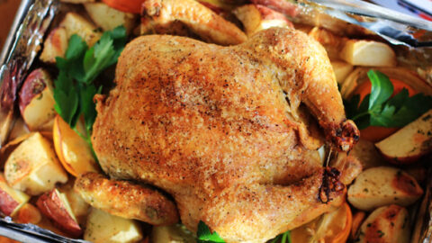 Image for Meyer Lemon & Garlic Roast Chicken