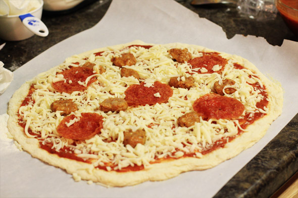 Thin Crust Pizza