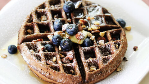 Double Chocolate Waffles