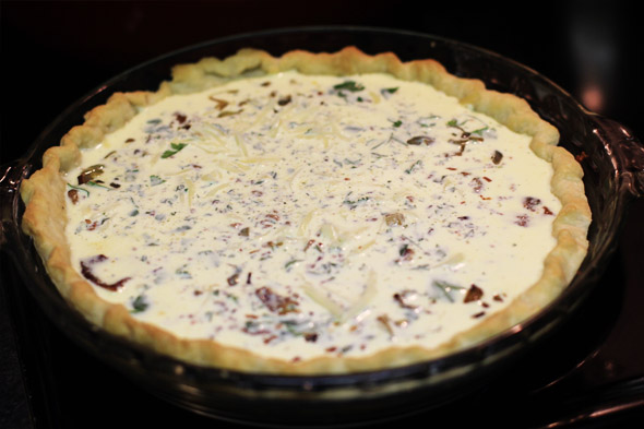 Bacon Gruyere and Shallot Quiche