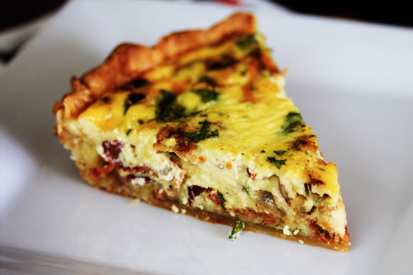 Bacon Gruyere and Shallot Quiche