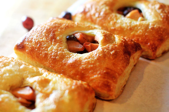 Handheld Apple & Cranberry Pies