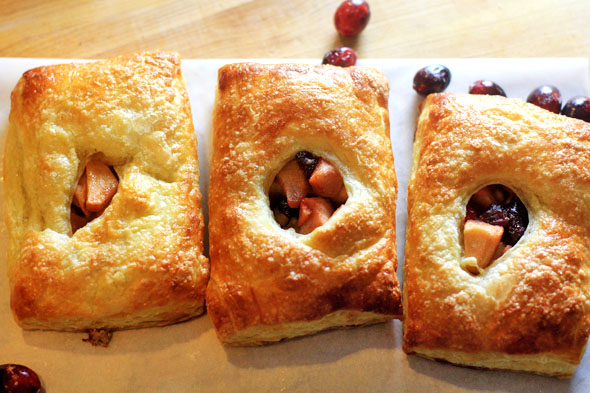 Handheld Apple & Cranberry Pies