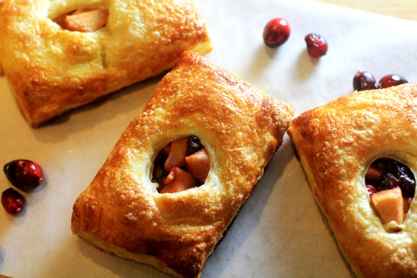 Handheld Apple & Cranberry Pies