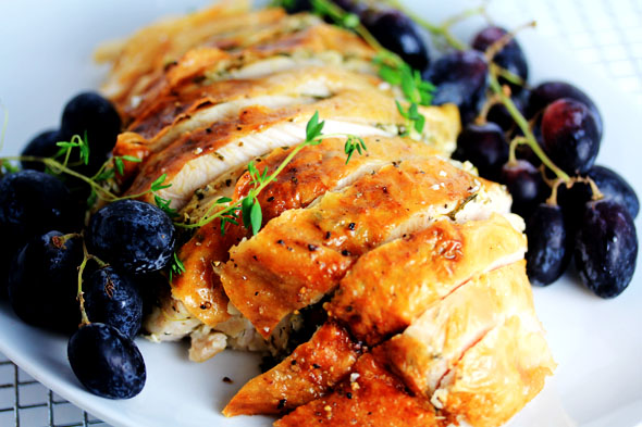 Lemon and Herb Roast Turkey Breast