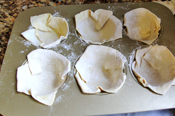 Now that they're all snug as a bug, throw your pan into the fridge or freezer to keep cold while you cook everything else.