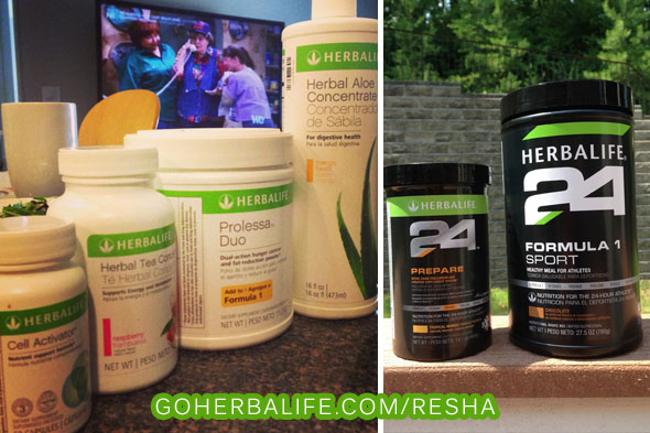 Here are some of the Herbalife products I used to help me lose the weight, along with a good diet and plenty of exercise.