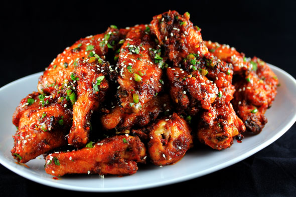 Sweet n Spicy Garlic Ginger Chicken Wings