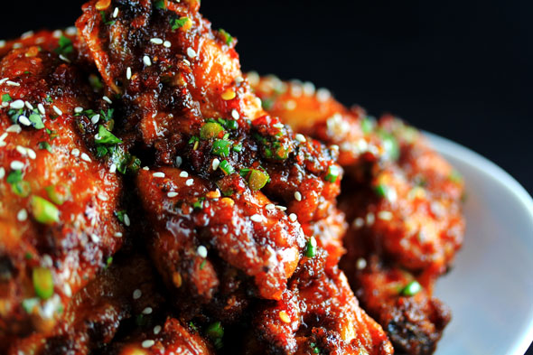 Sweet n Spicy Garlic Ginger Chicken Wings