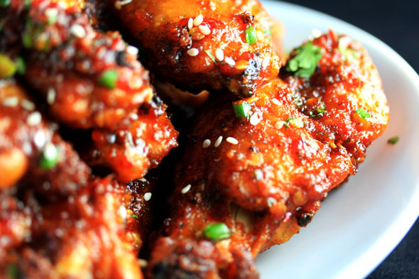 Sweet n Spicy Garlic Ginger Chicken Wings