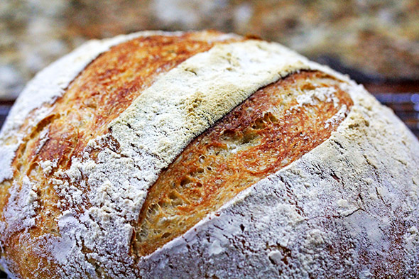 Crusty No-Knead Artisan Bread