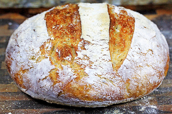 Crusty No-Knead Artisan Bread