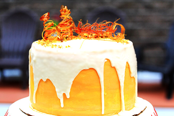 Carrot Cake with Maple Cream Cheese Frosting