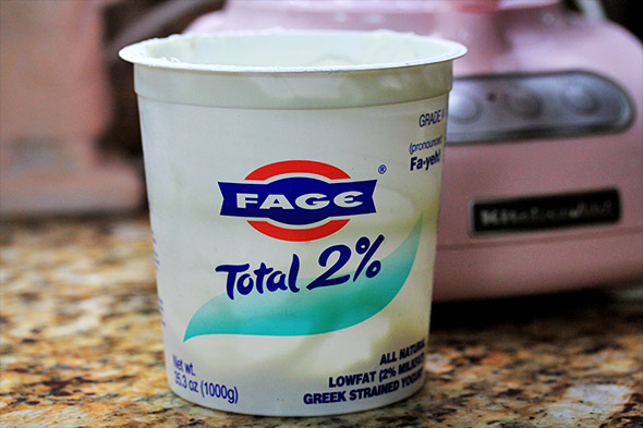 this is the greek yogurt i'm using. no, this isn't a sponsored post...this is just my favorite brand.