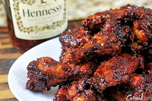 Orange-Hennessy BBQ Wings