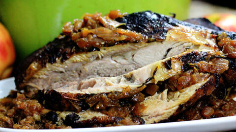 Image for Cider-braised Pork with Caramelized Apples, Fennel, and Onions