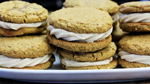 Image for Pumpkin Oatmeal Cream Pies with Maple Cream Cheese Filling