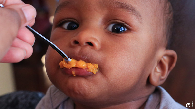 Baby Food | Cinnamon Sweet Potatoes