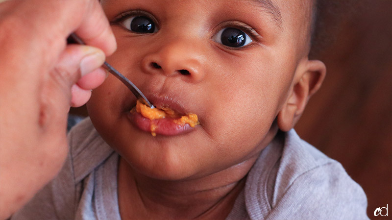 Baby Food | Cinnamon Sweet Potatoes