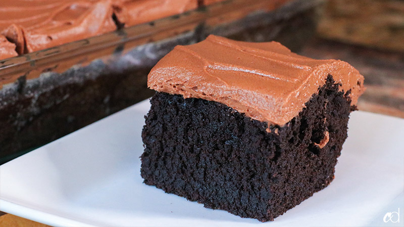 Chocolate Sheet Cake - PMS Cure