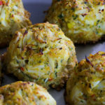 Broiled Jumbo Lump Crab and Corn Cakes