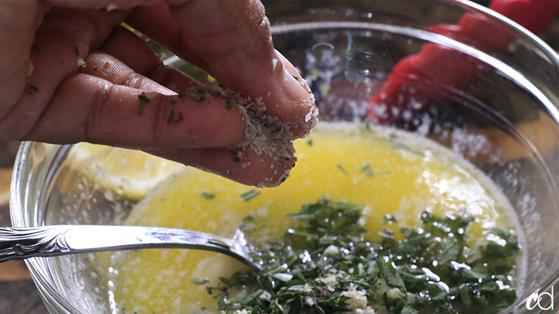 Crispy Smashed Garlic and Herb Duck Fat Potatoes