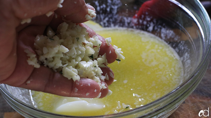 Crispy Smashed Garlic and Herb Duck Fat Potatoes