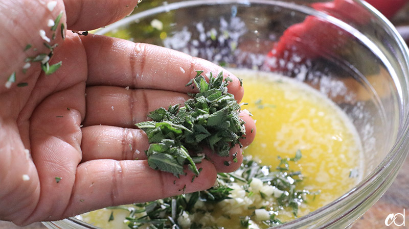 Crispy Smashed Garlic and Herb Duck Fat Potatoes