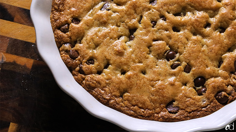 Brown Butter Chocolate Chip Pizookie