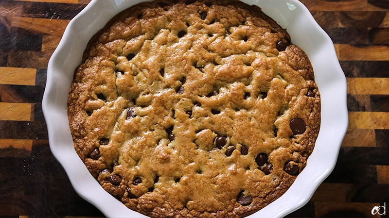 Brown Butter Chocolate Chip Pizookie