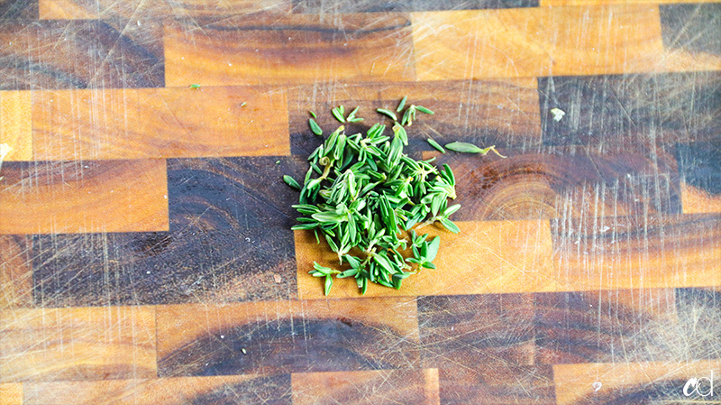 freshly picked thyme