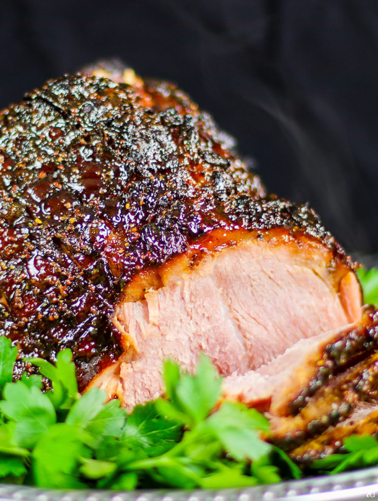 Honey Dijon Glazed Holiday Ham