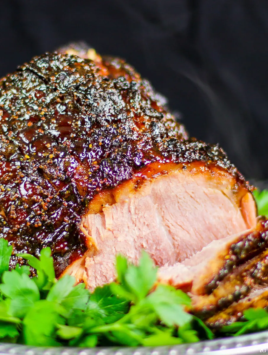 Honey Dijon Glazed Holiday Ham