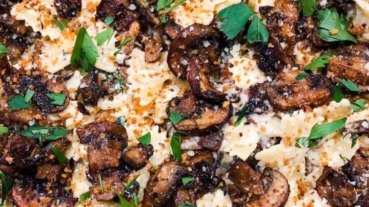 Creamy Roasted Mushroom Pasta
