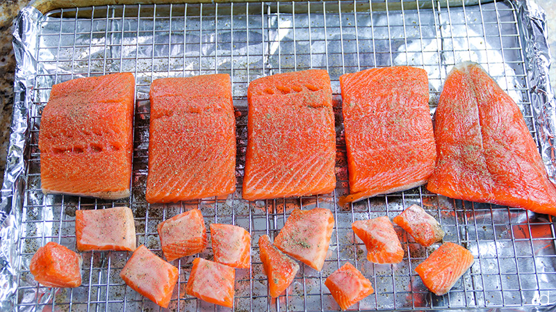 garlic and ginger soy glazed salmon bowl