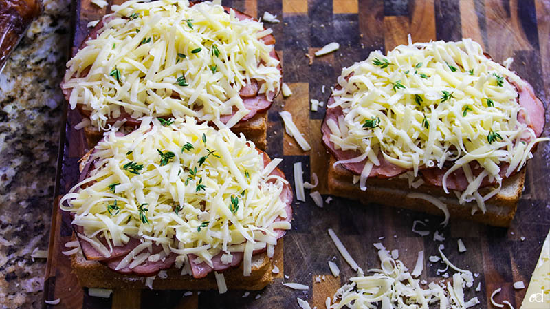 Smoky Grilled Croque Madame