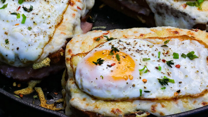 Smoky Grilled Croque Madame