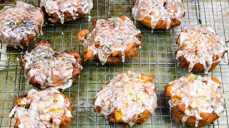 Spiced Apple & Thyme Fritters